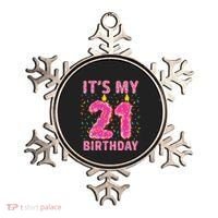 It's My 21st Birthday Sweet Donut 21 Years Old Ornament thumb 0