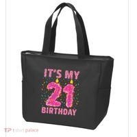 It's My 21st Birthday Sweet Donut 21 Years Old Tote Bag thumb 3