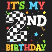 ItS My 2nd Birthday Boy 2 Two Racing Car Flag Race Car Kids Long Sleeve Plaid Pajama Set thumb 2