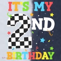 ItS My 2nd Birthday Boy 2 Two Racing Car Flag Race Car Sport-Tek Competitor United Soccer Jersey thumb 4