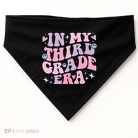In My 3rd Grade Era Back To School In My Third Grade Era USA-Made Doggie Bandana thumb 0