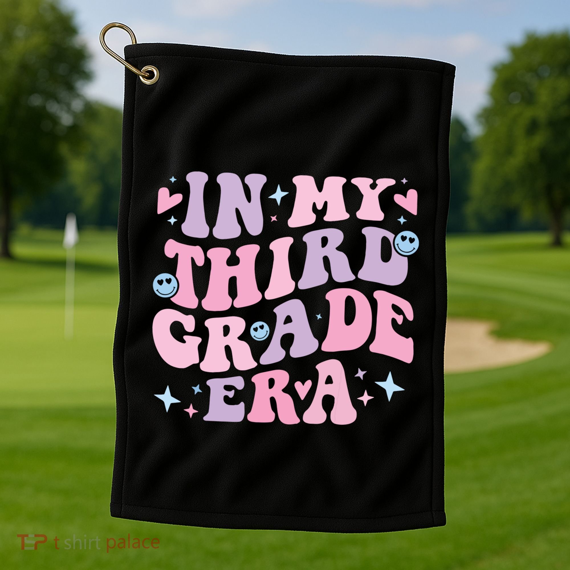 In My 3rd Grade Era Back To School In My Third Grade Era Golf Towel