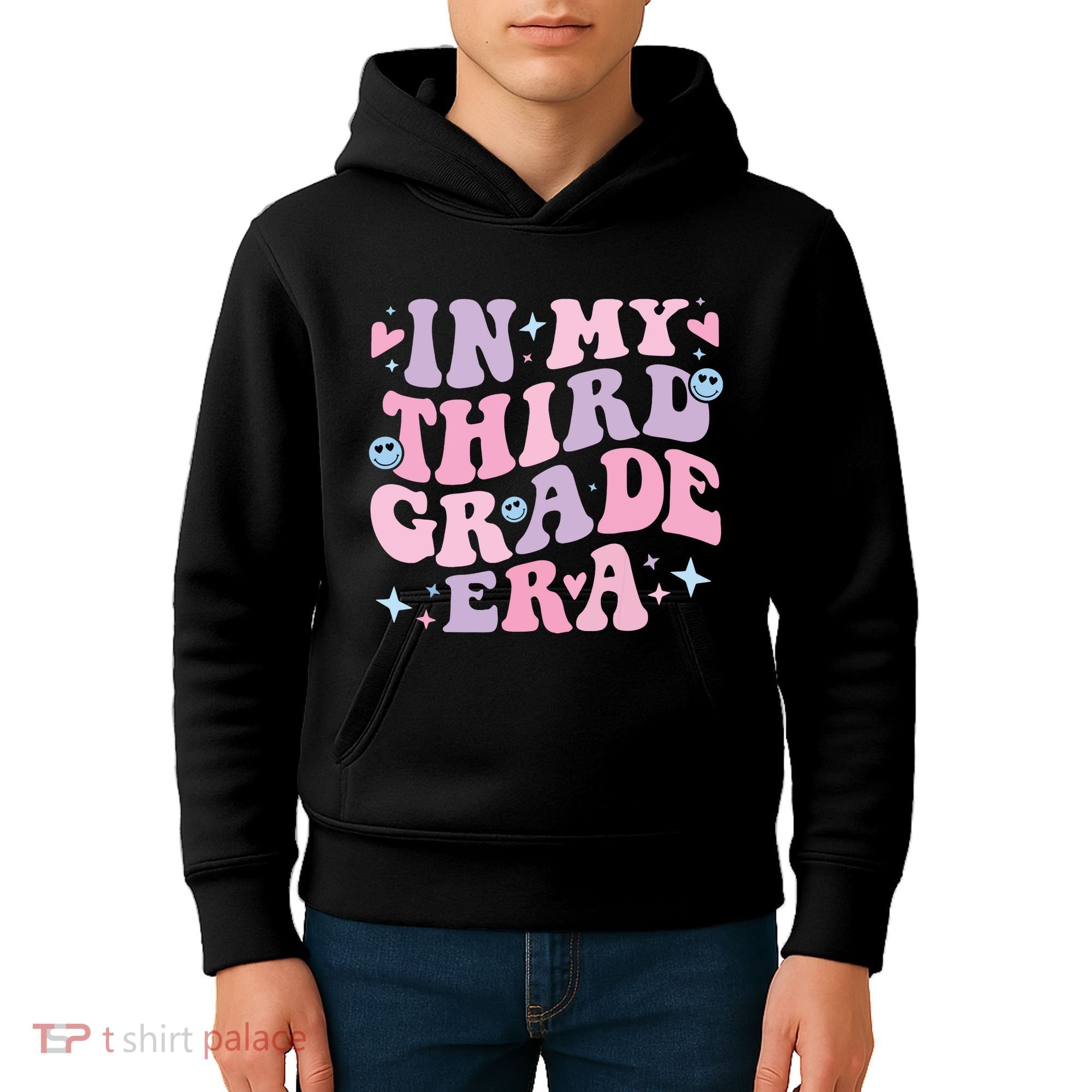 In My 3rd Grade Era Back To School In My Third Grade Era Kids Hoodie