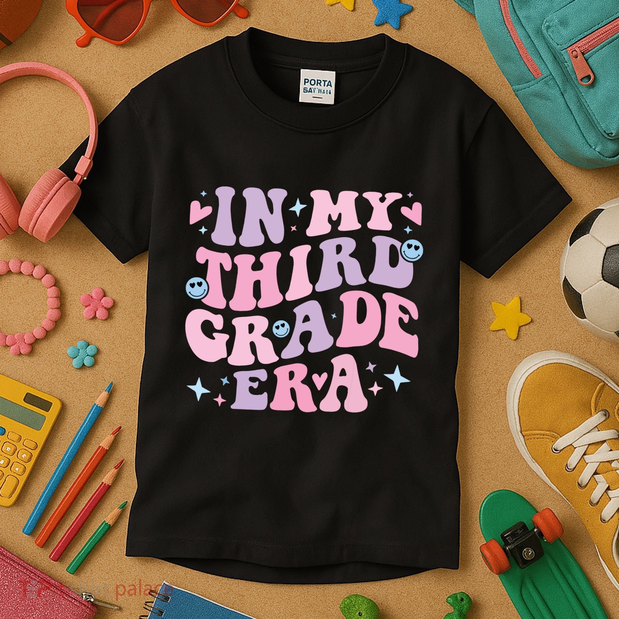 In My 3rd Grade Era Back To School In My Third Grade Era Kids T-Shirt