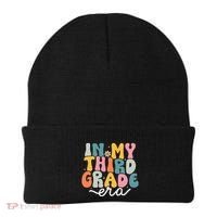 In My 3rd Grade Era Groovy Third Grade Teacher Retro Beanie thumb 0