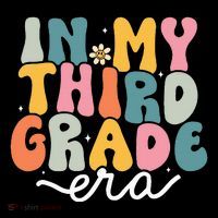 In My 3rd Grade Era Groovy Third Grade Teacher Retro Ornament thumb 1