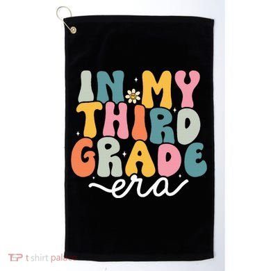 In My 3rd Grade Era Groovy Third Grade Teacher Retro Golf Towel