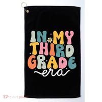 In My 3rd Grade Era Groovy Third Grade Teacher Retro Golf Towel thumb 0