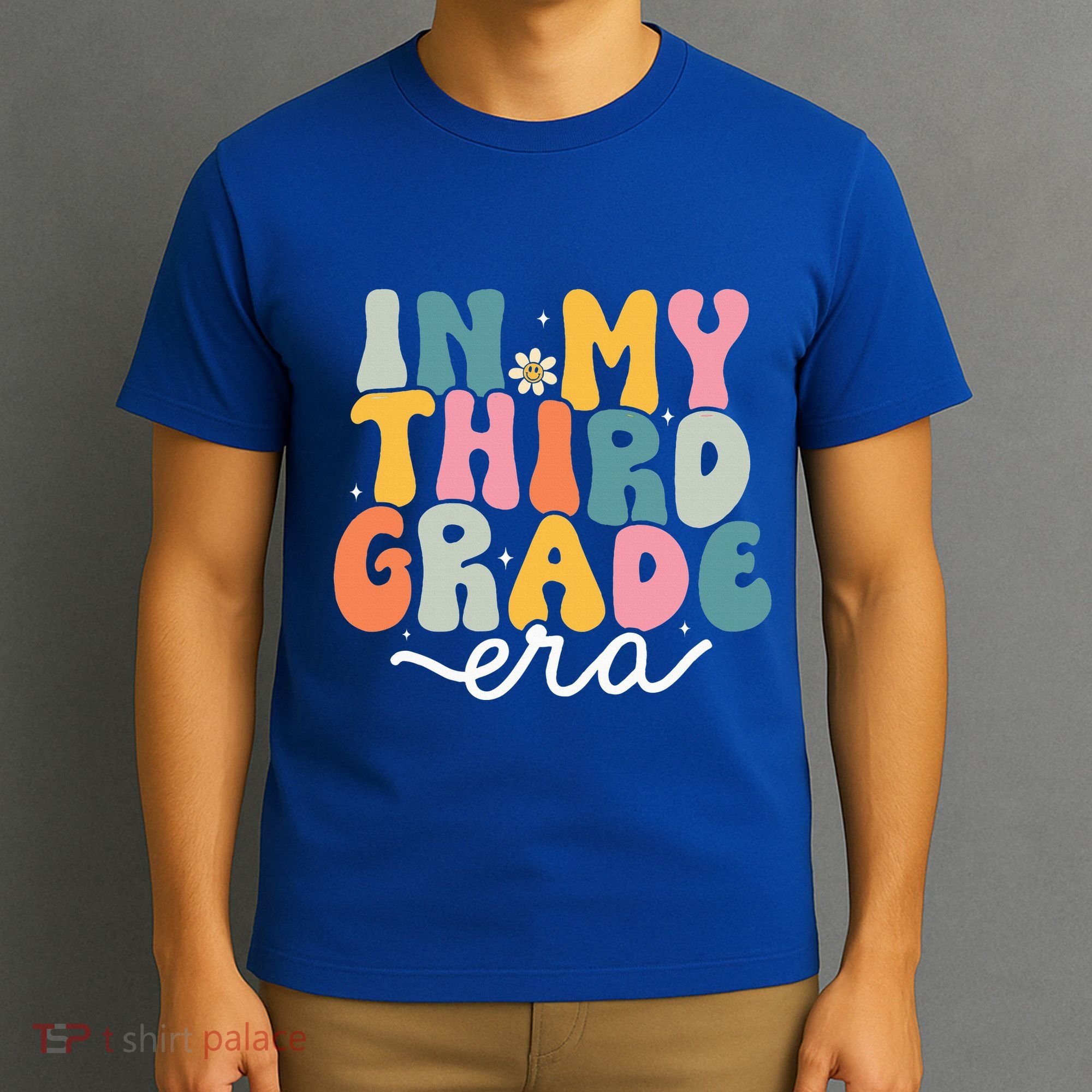 In My 3rd Grade Era Groovy Third Grade Teacher Retro T-Shirt