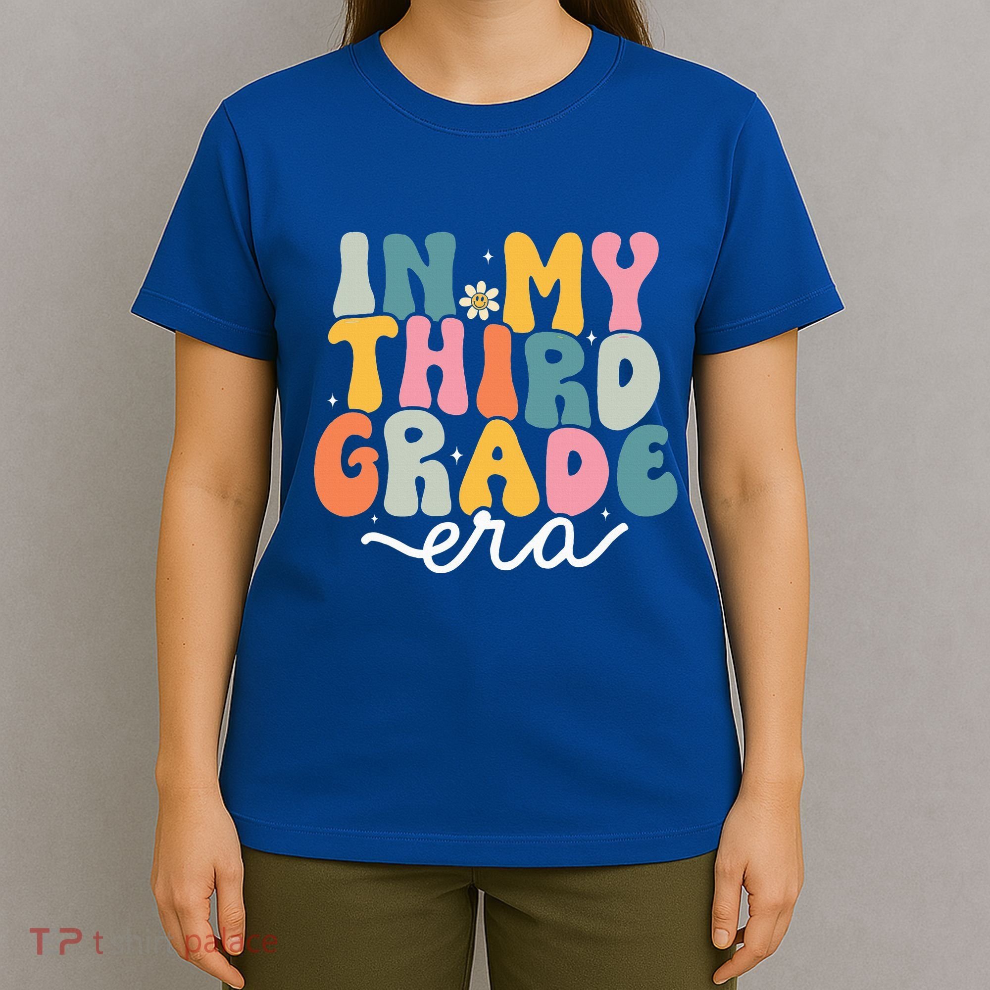 In My 3rd Grade Era Groovy Third Grade Teacher Retro T-Shirt