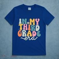 In My 3rd Grade Era Groovy Third Grade Teacher Retro T-Shirt thumb 5