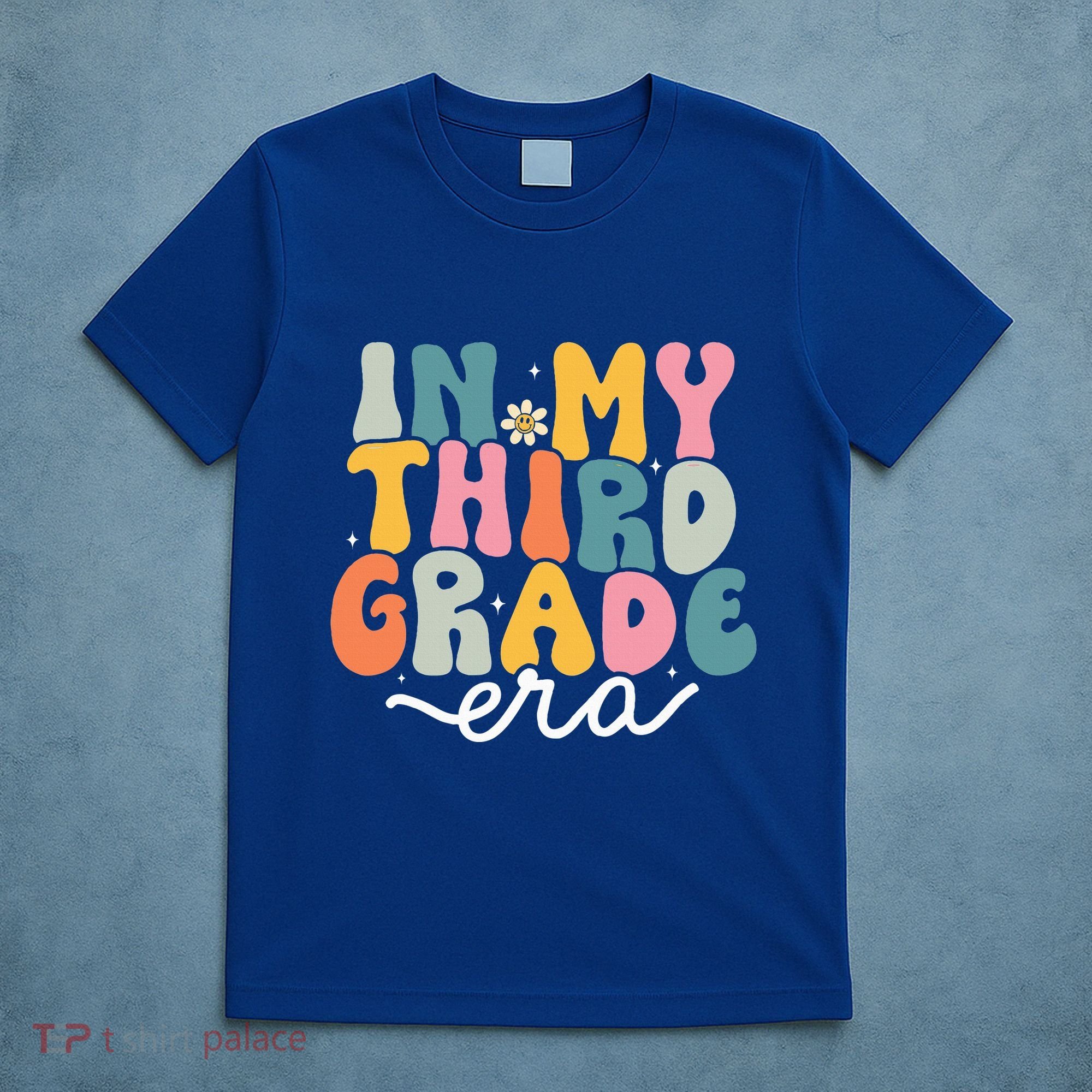 In My 3rd Grade Era Groovy Third Grade Teacher Retro T-Shirt