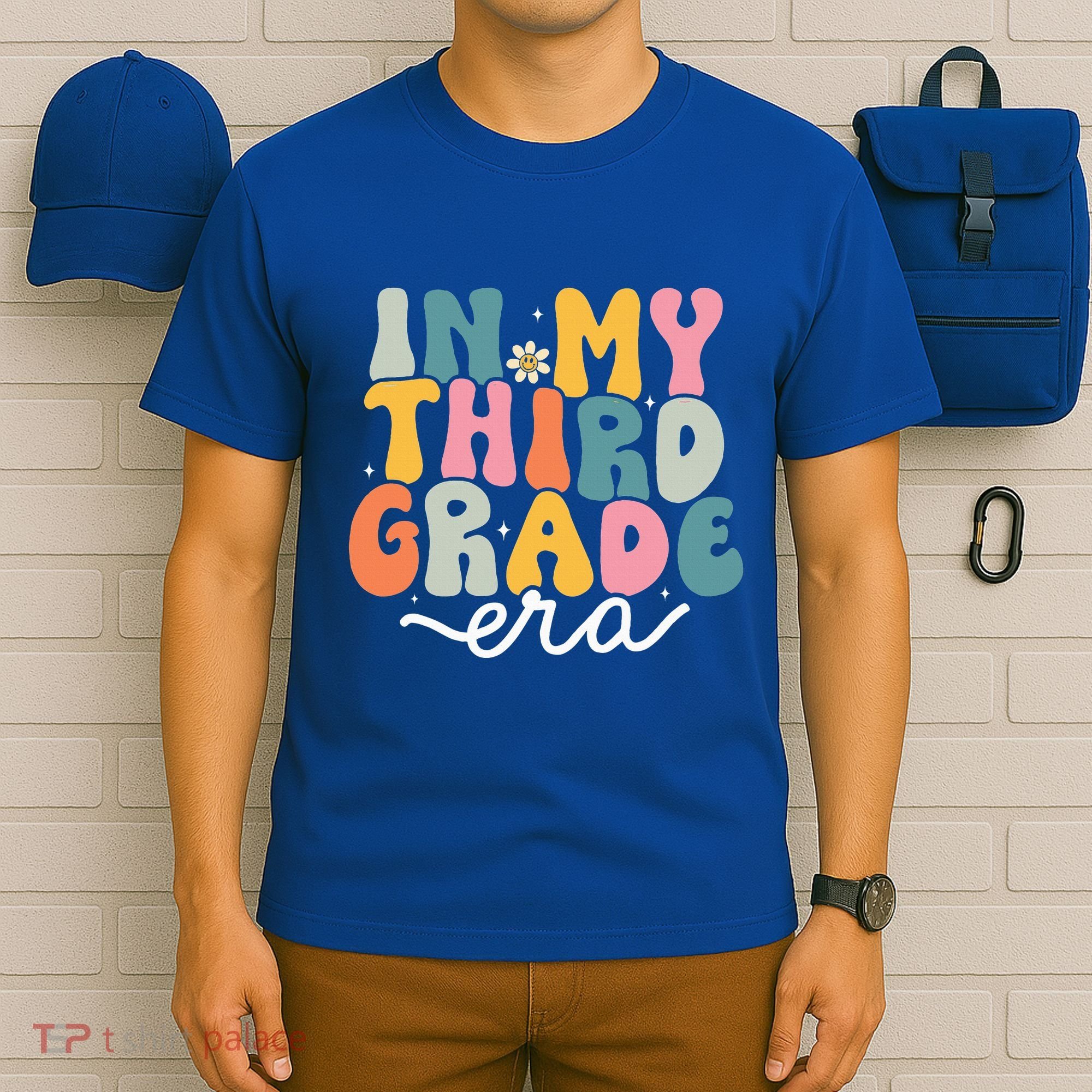 In My 3rd Grade Era Groovy Third Grade Teacher Retro T-Shirt