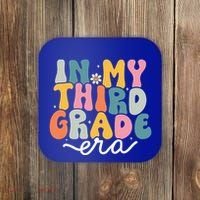 In My 3rd Grade Era Groovy Third Grade Teacher Retro Coaster thumb 0