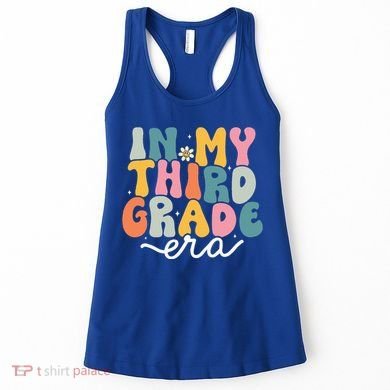 In My 3rd Grade Era Groovy Third Grade Teacher Retro Women's Tank Top