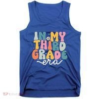 In My 3rd Grade Era Groovy Third Grade Teacher Retro Tank Top thumb 0
