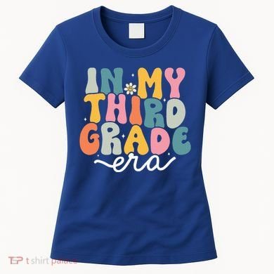 In My 3rd Grade Era Groovy Third Grade Teacher Retro Women's T-Shirt