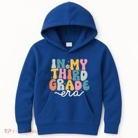 In My 3rd Grade Era Groovy Third Grade Teacher Retro Kids Hoodie thumb 0