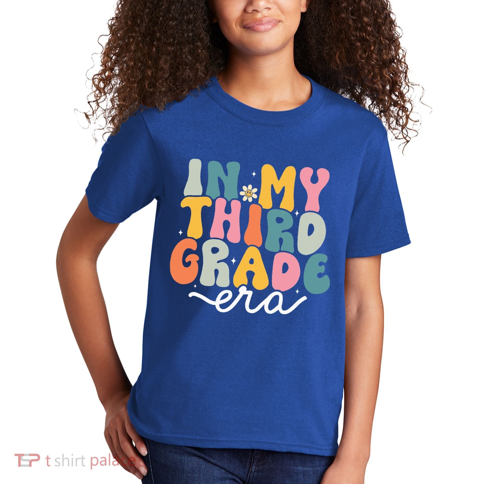 In My 3rd Grade Era Groovy Third Grade Teacher Retro Kids T-Shirt