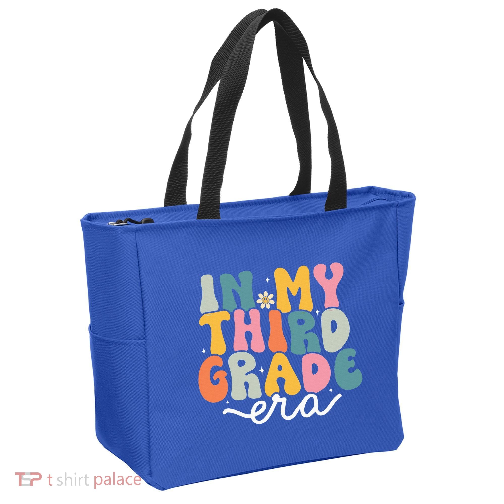 In My 3rd Grade Era Groovy Third Grade Teacher Retro Tote Bag