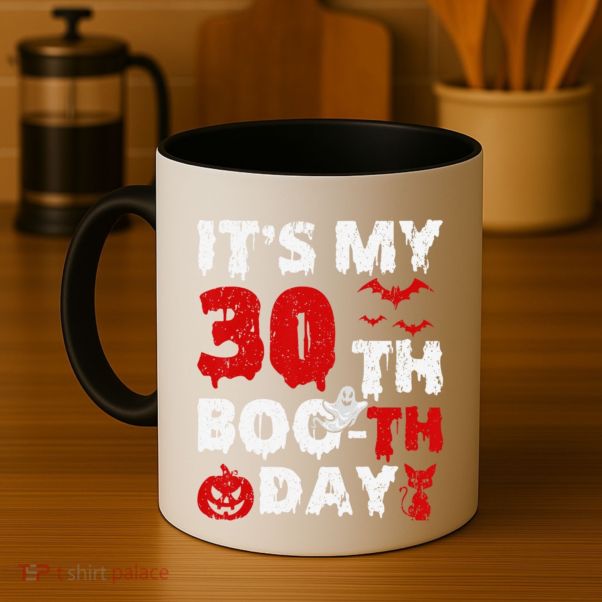It’s My 30th Booth Day Scary 30th Birthday Halloween Coffee Mug