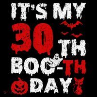 It’s My 30th Booth Day Scary 30th Birthday Halloween Coffee Mug thumb 5