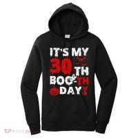 It’s My 30th Booth Day Scary 30th Birthday Halloween Women's Hoodie thumb 0
