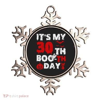 It’s My 30th Booth Day Scary 30th Birthday Halloween Ornament