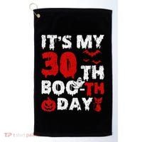It’s My 30th Booth Day Scary 30th Birthday Halloween Golf Towel thumb 0