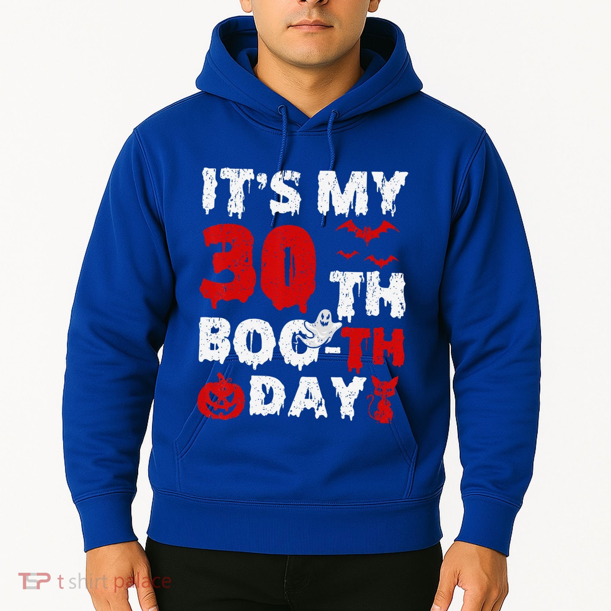 It’s My 30th Booth Day Scary 30th Birthday Halloween Hoodie