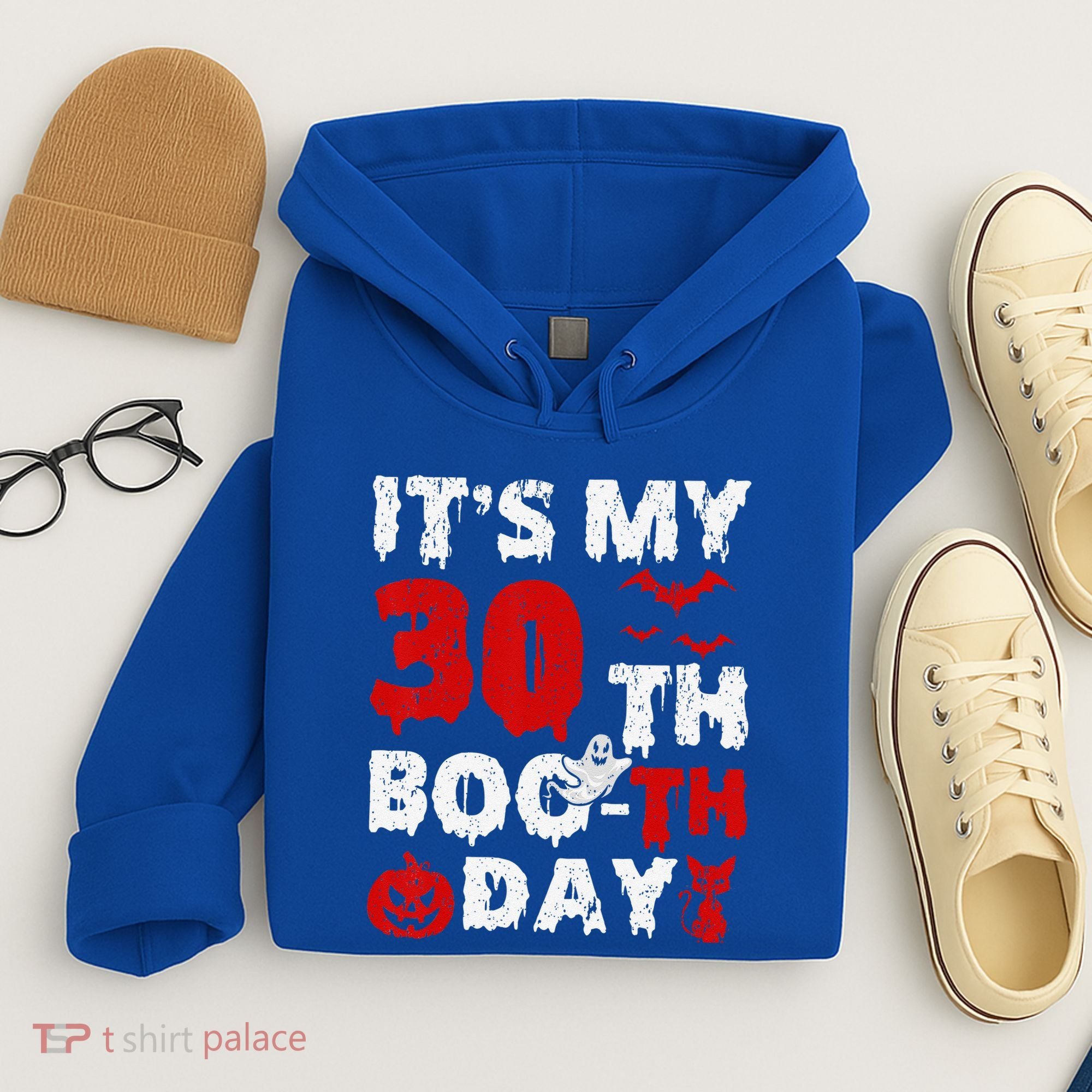 It’s My 30th Booth Day Scary 30th Birthday Halloween Hoodie