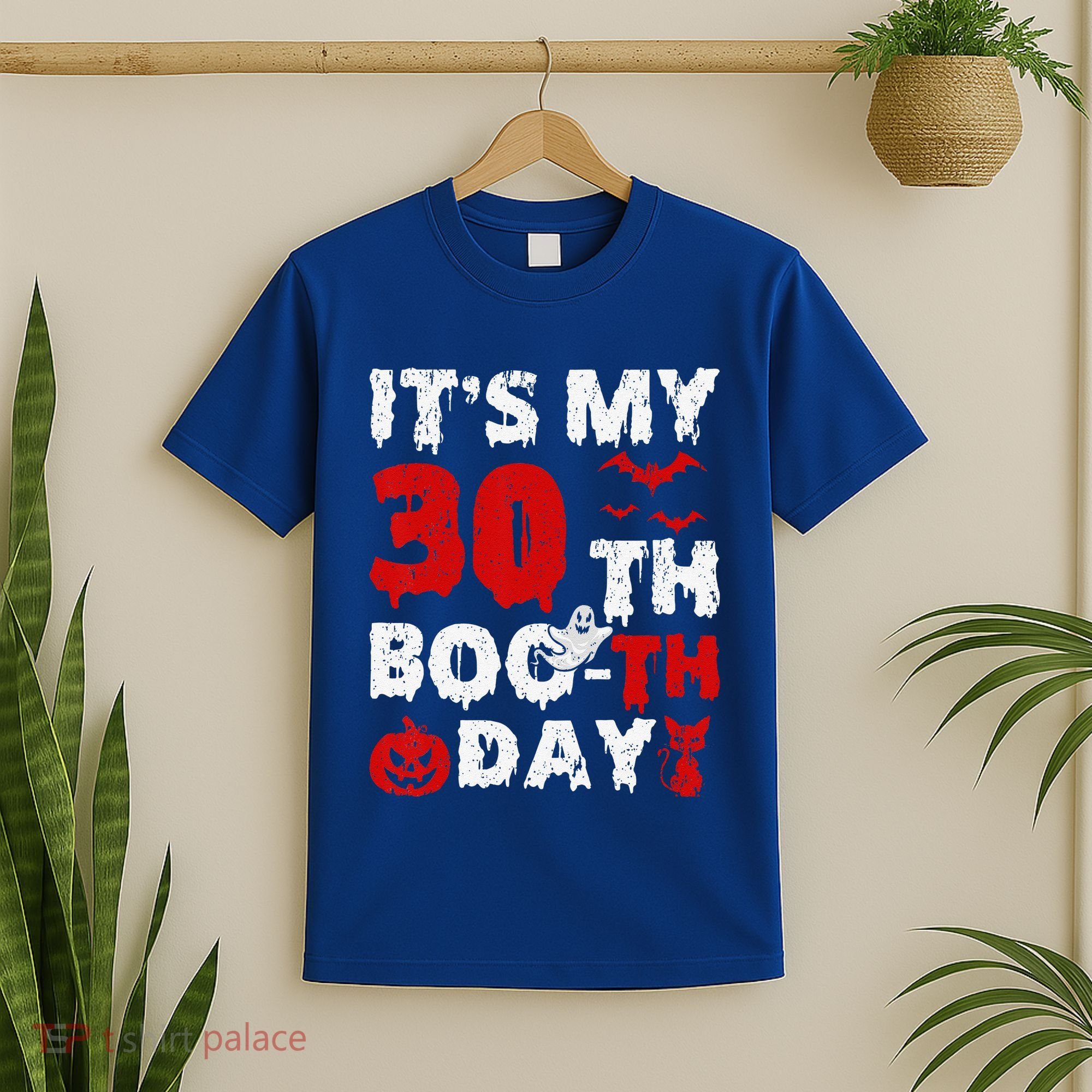 It’s My 30th Booth Day Scary 30th Birthday Halloween T-Shirt