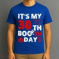 It’s My 30th Booth Day Scary 30th Birthday Halloween T-Shirt thumb 3