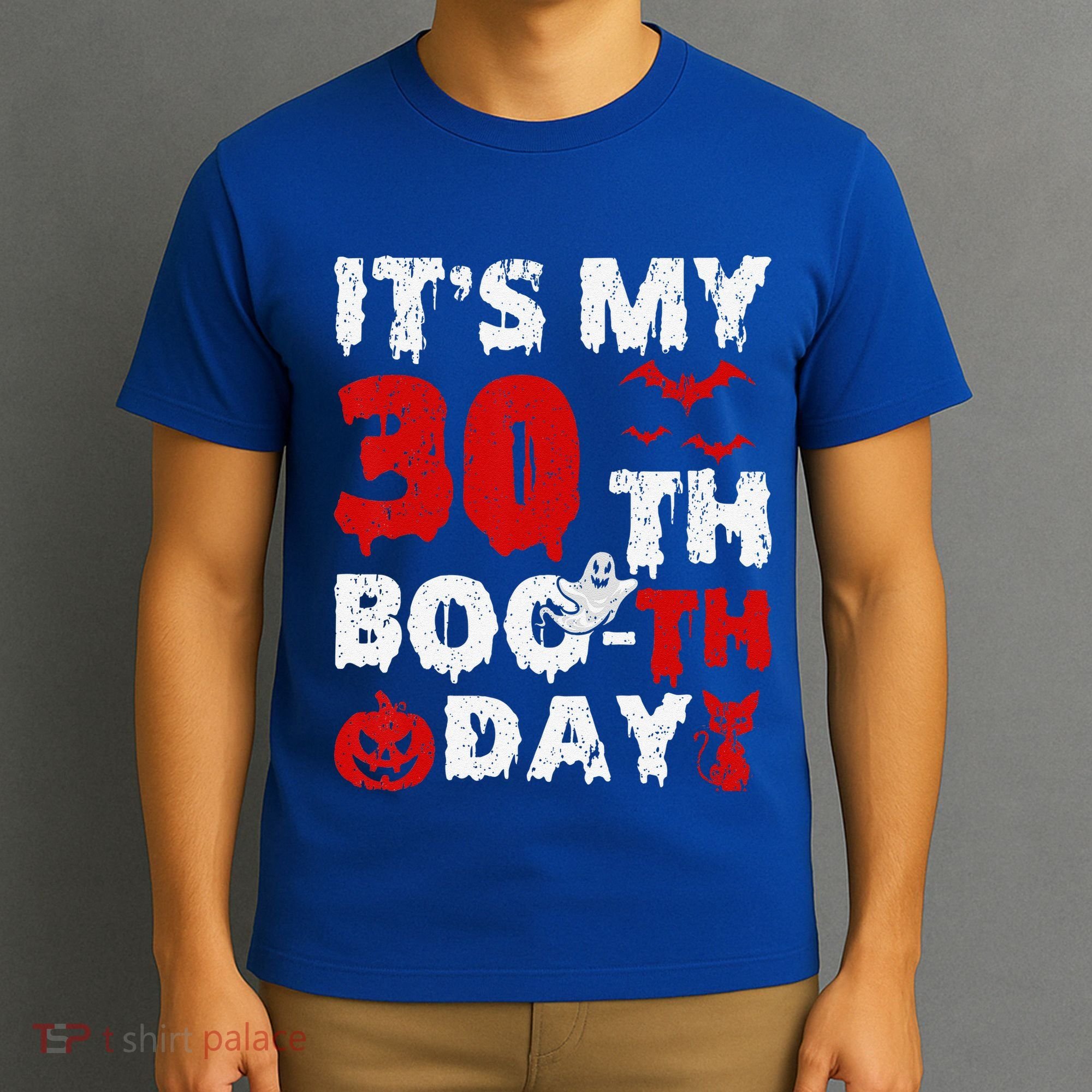 It’s My 30th Booth Day Scary 30th Birthday Halloween T-Shirt