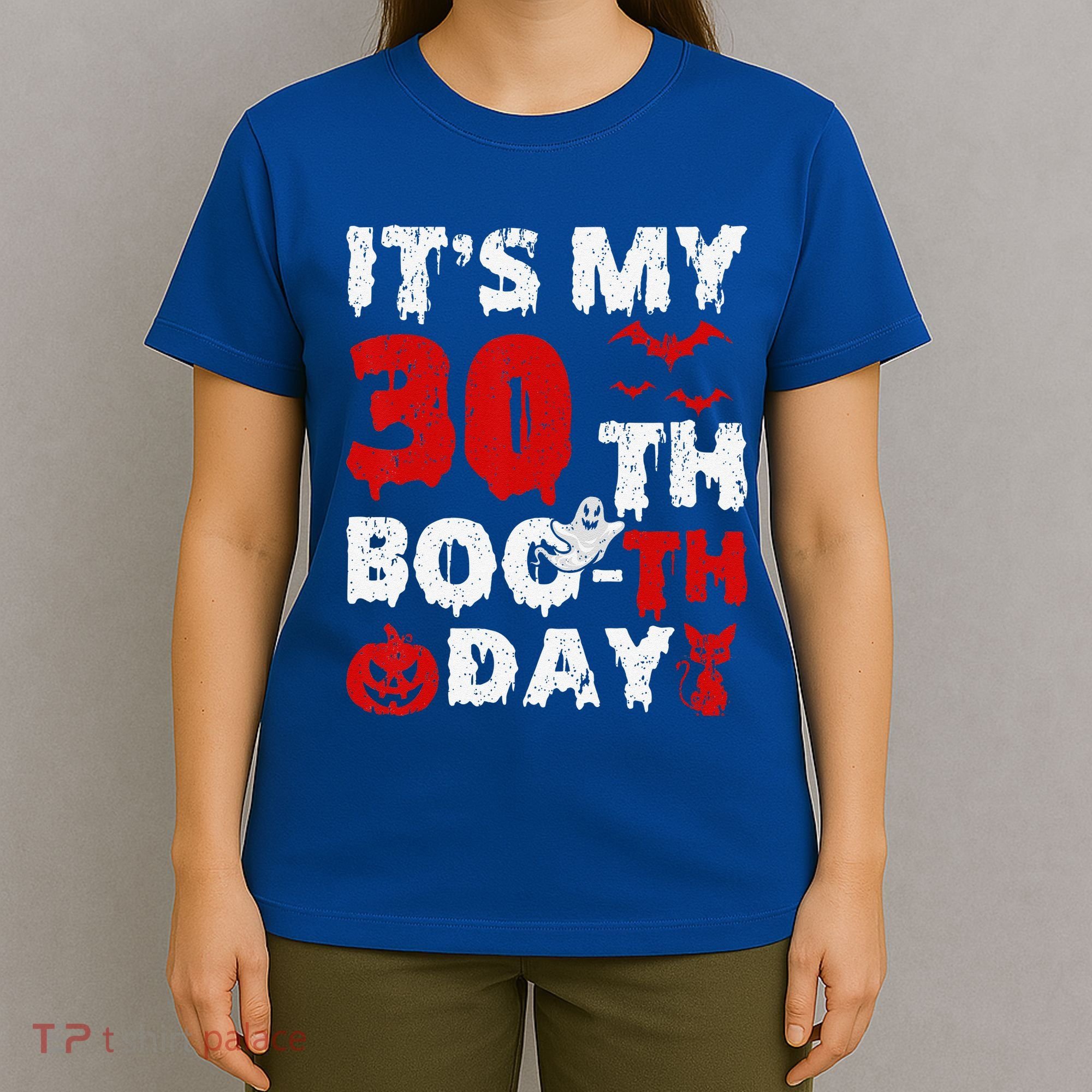 It’s My 30th Booth Day Scary 30th Birthday Halloween T-Shirt