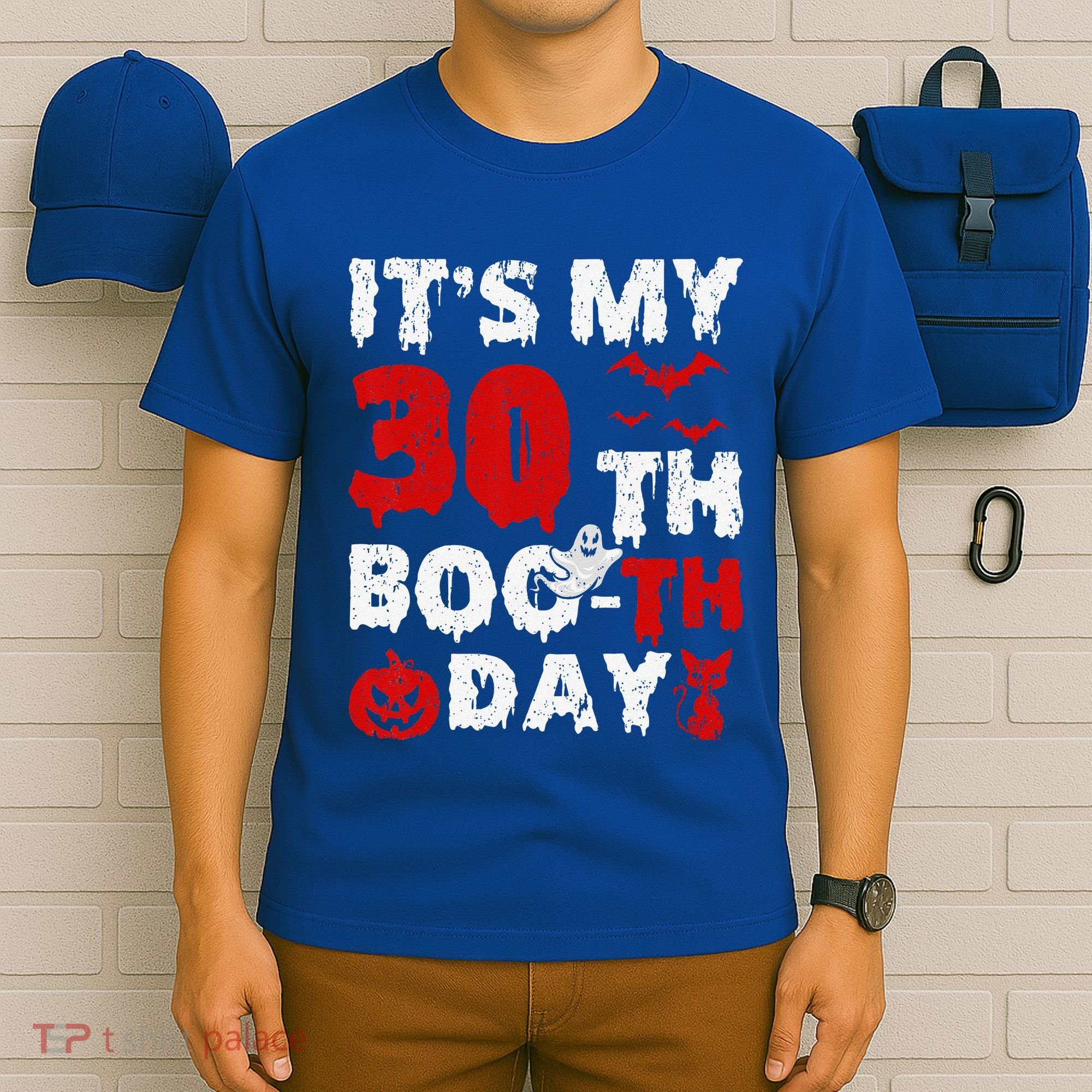It’s My 30th Booth Day Scary 30th Birthday Halloween T-Shirt