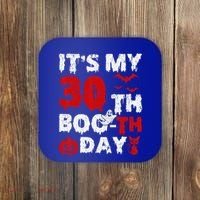 It’s My 30th Booth Day Scary 30th Birthday Halloween Coaster thumb 0