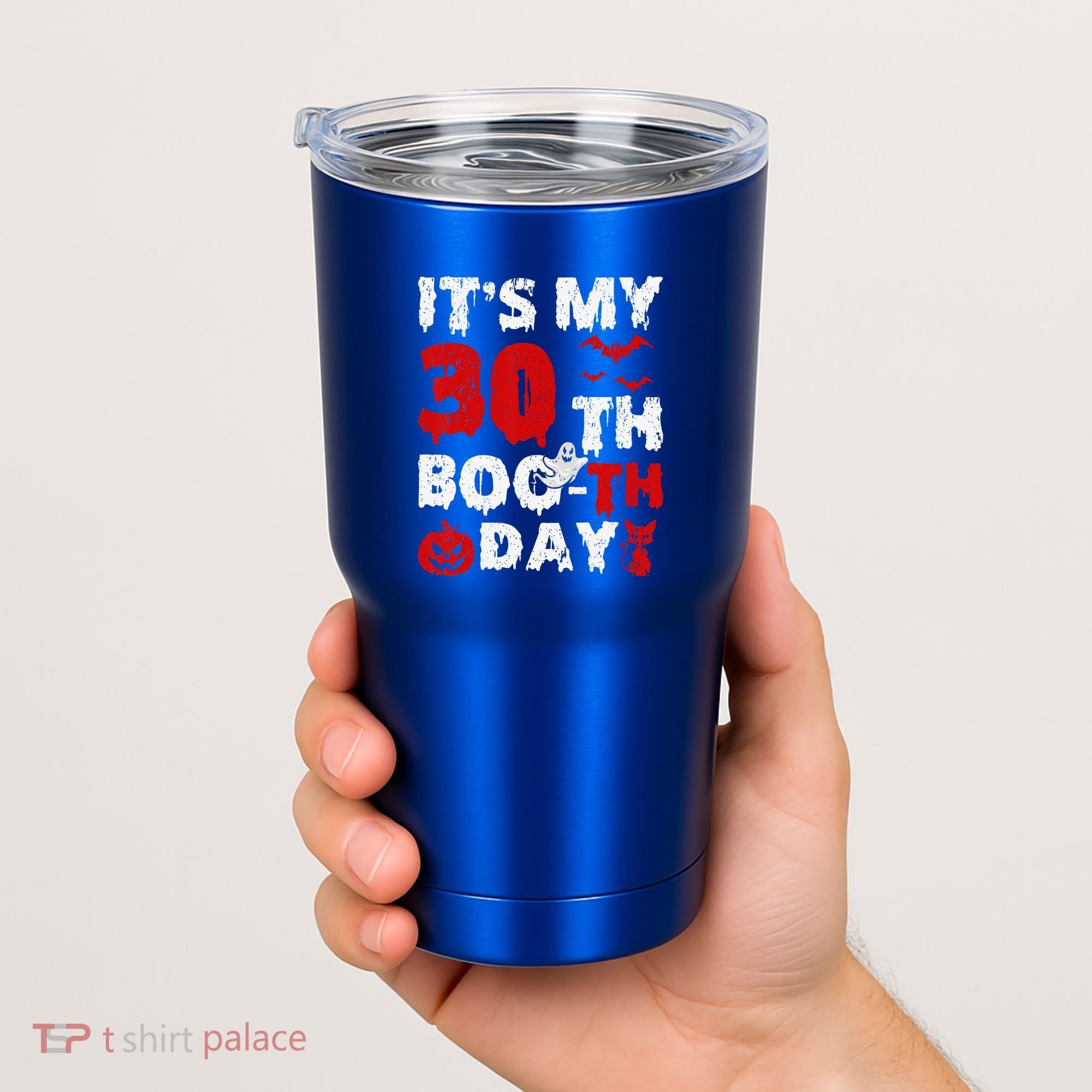 It’s My 30th Booth Day Scary 30th Birthday Halloween Tumbler