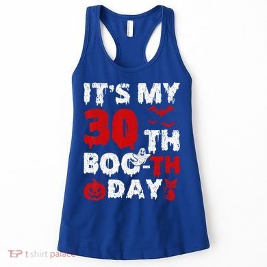 It’s My 30th Booth Day Scary 30th Birthday Halloween Women's Tank Top