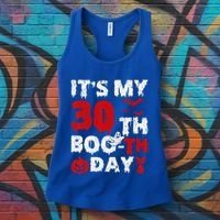 It’s My 30th Booth Day Scary 30th Birthday Halloween Women's Tank Top thumb 3