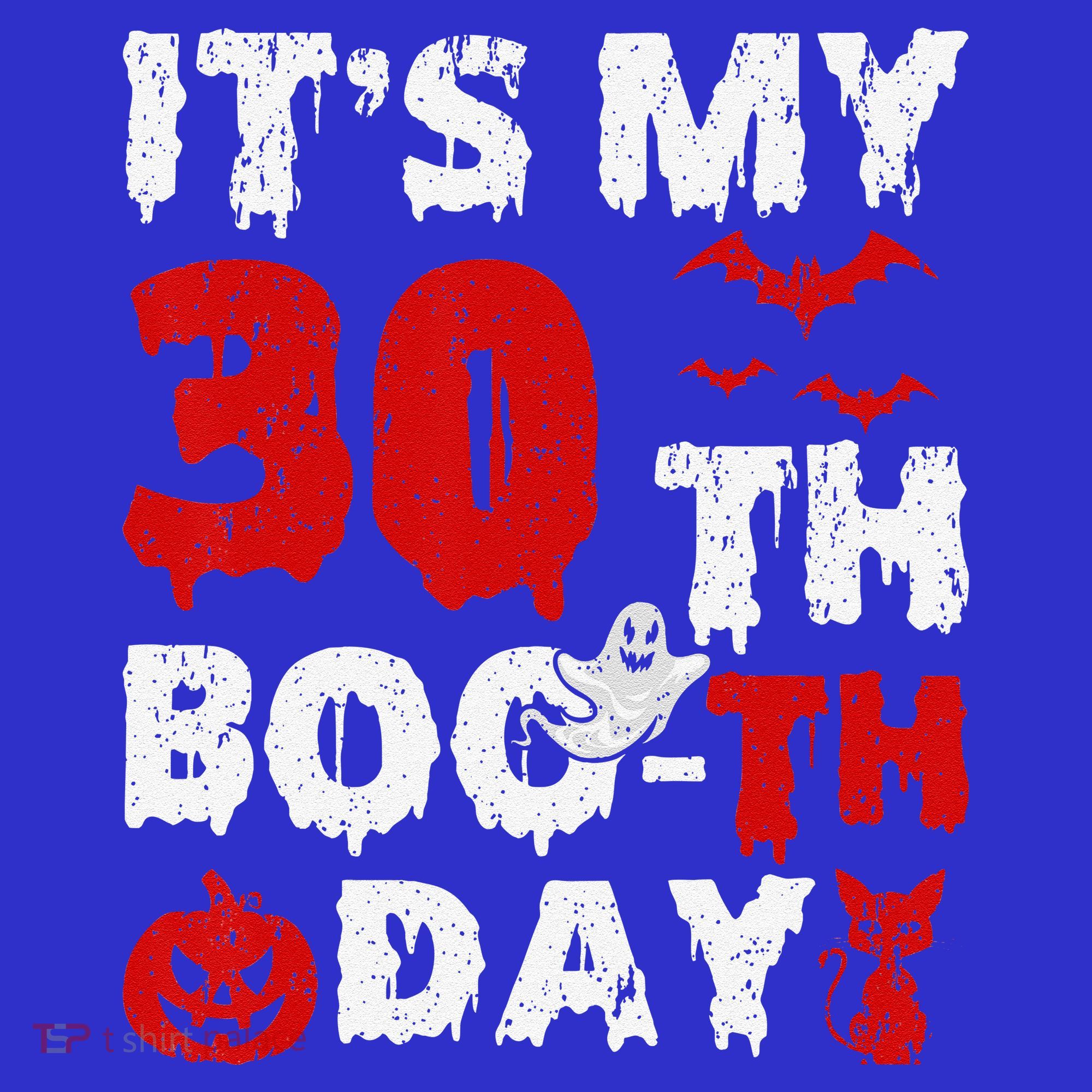 It’s My 30th Booth Day Scary 30th Birthday Halloween Women's Tank Top