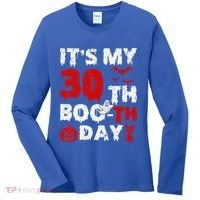 It’s My 30th Booth Day Scary 30th Birthday Halloween Women's Long Sleeve Shirt thumb 0