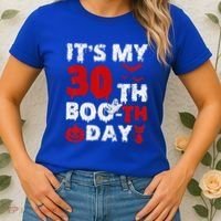 It’s My 30th Booth Day Scary 30th Birthday Halloween Women's T-Shirt thumb 2