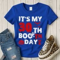 It’s My 30th Booth Day Scary 30th Birthday Halloween Women's T-Shirt thumb 3