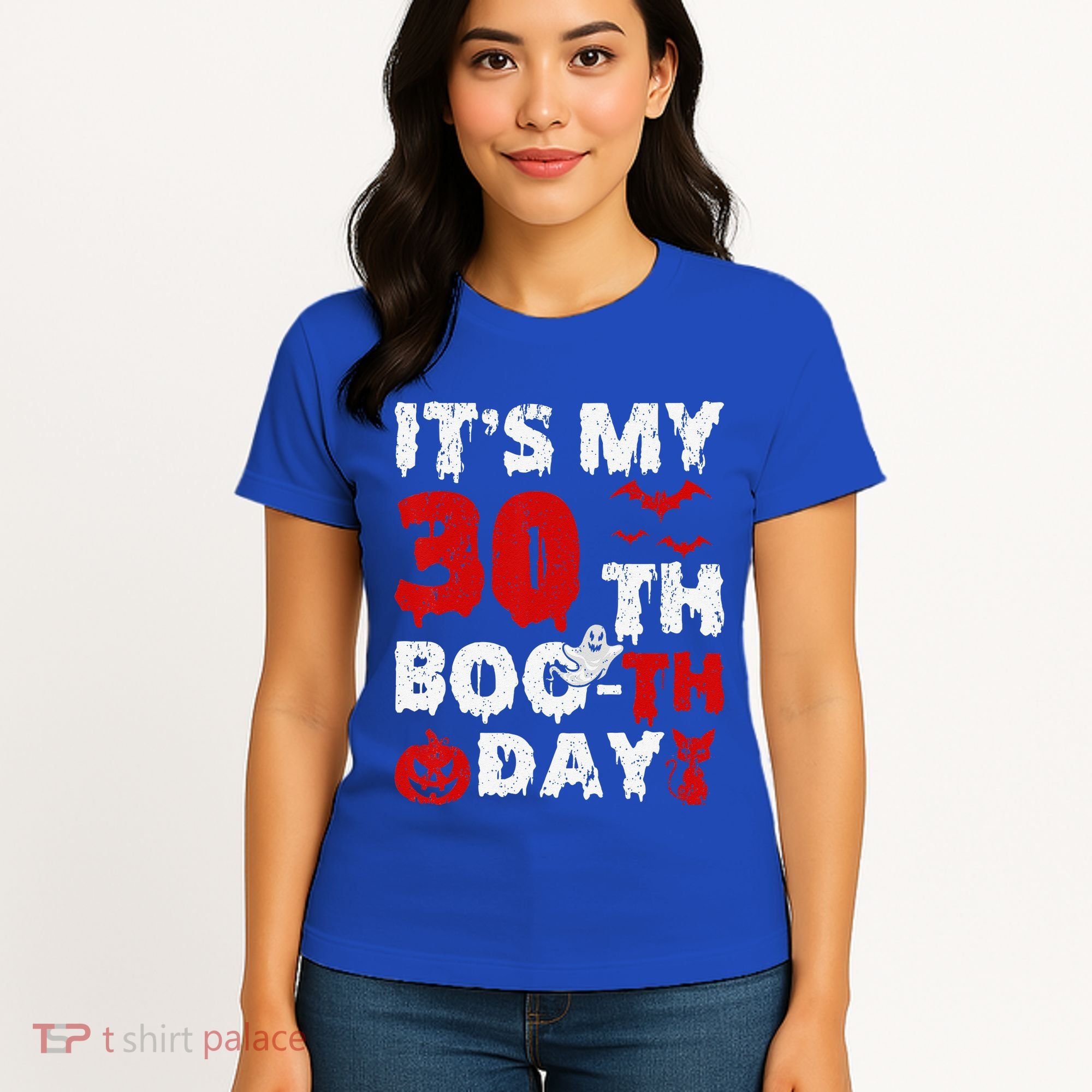It’s My 30th Booth Day Scary 30th Birthday Halloween Women's T-Shirt
