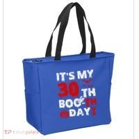 It’s My 30th Booth Day Scary 30th Birthday Halloween Tote Bag thumb 2