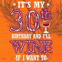 It's My 30th Birthday and I'll Wine If I Want To Kati Licensed 12" Camo Cuffed Beanie thumb 2