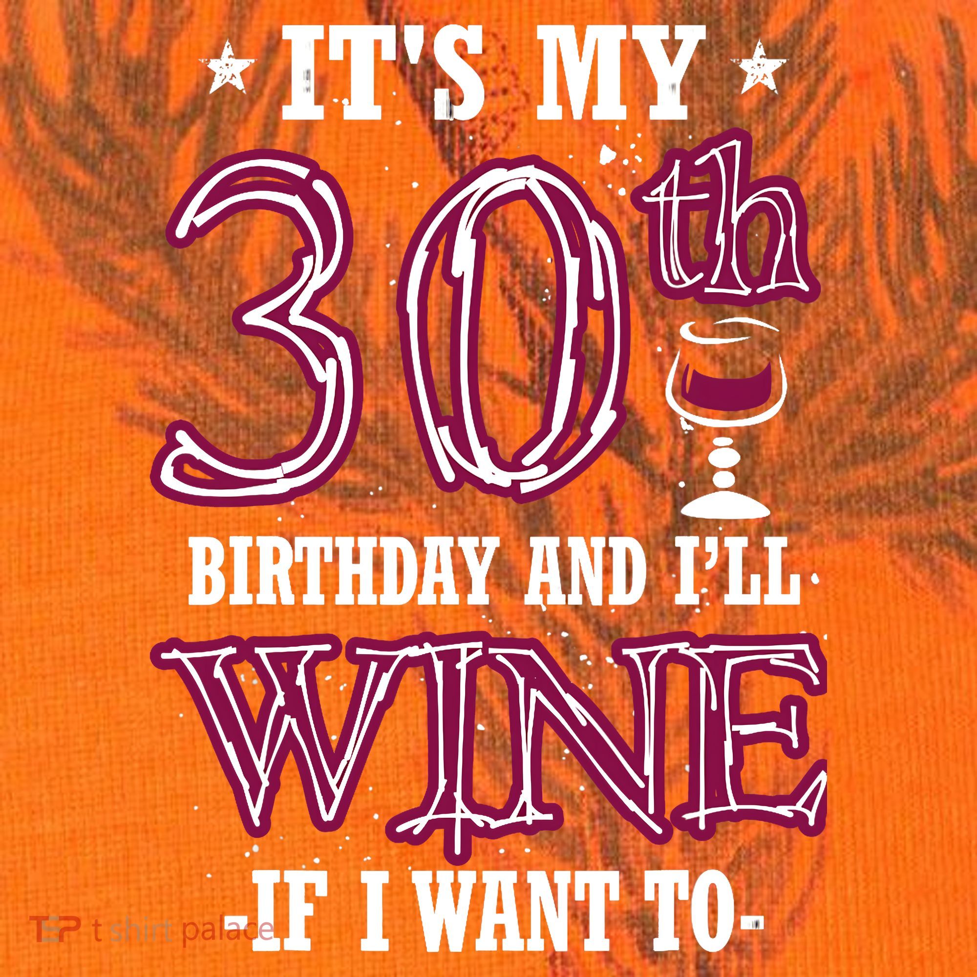 It's My 30th Birthday and I'll Wine If I Want To Kati Licensed 12" Camo Cuffed Beanie