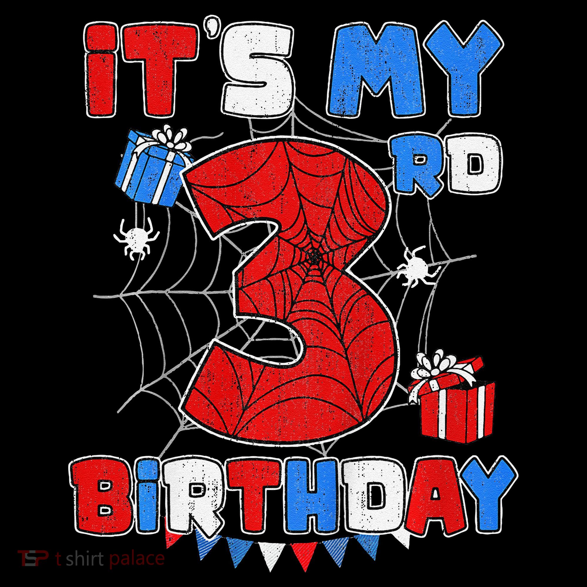 ItS My 3rd Birthday Spider Theme Party 3 Year Old Mousepad