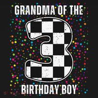 ItS My 3rd Birthday Racing Car For Grandma Family USA-Made Doggie Bandana thumb 2